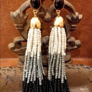 Beaded tassel Ombre’ Earrings